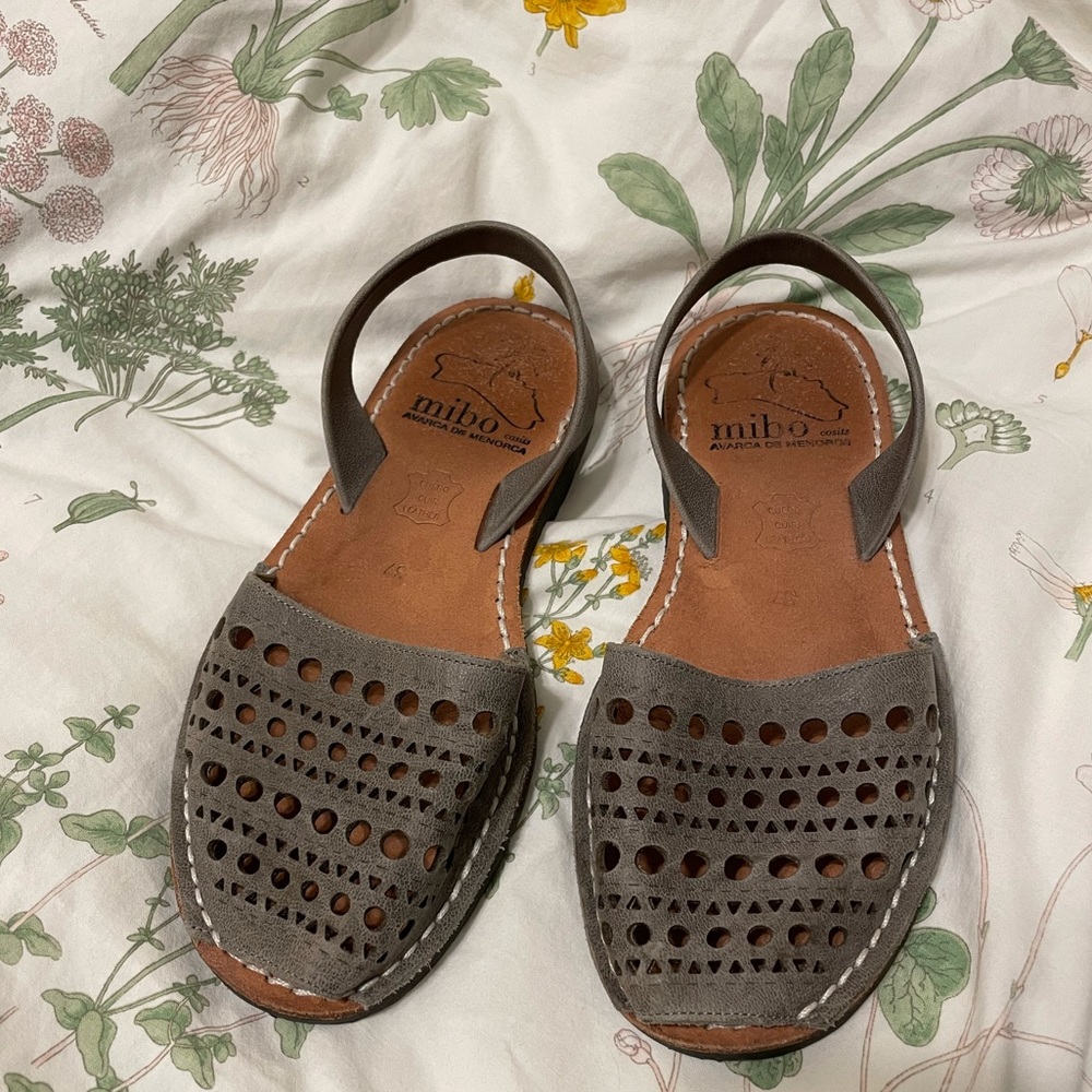 Gray sandal